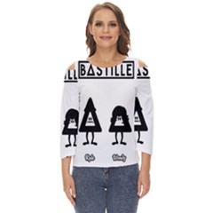 Bastille Cut Out Wide Sleeve Top