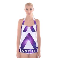 Bastille Galaksi Boyleg Halter Swimsuit  by nate14shop