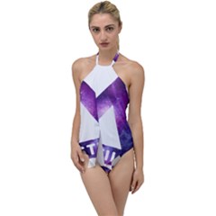 Bastille Galaksi Go With The Flow One Piece Swimsuit by nate14shop