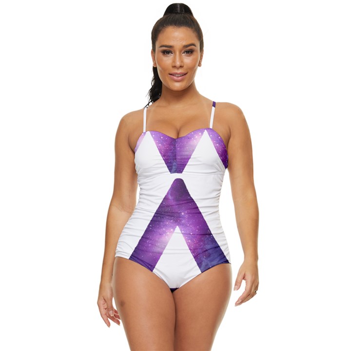 Bastille Galaksi Retro Full Coverage Swimsuit