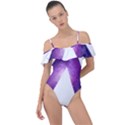 Bastille Galaksi Frill Detail One Piece Swimsuit View1