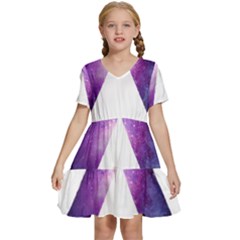 Bastille Galaksi Kids  Short Sleeve Tiered Mini Dress