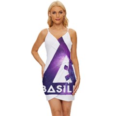 Bastille Galaksi Wrap Tie Front Dress