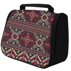 Ukrainian-folk-seamless-pattern-ornament Full Print Travel Pouch (big) by Wegoenart