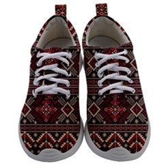 Ukrainian-folk-seamless-pattern-ornament Mens Athletic Shoes by Wegoenart