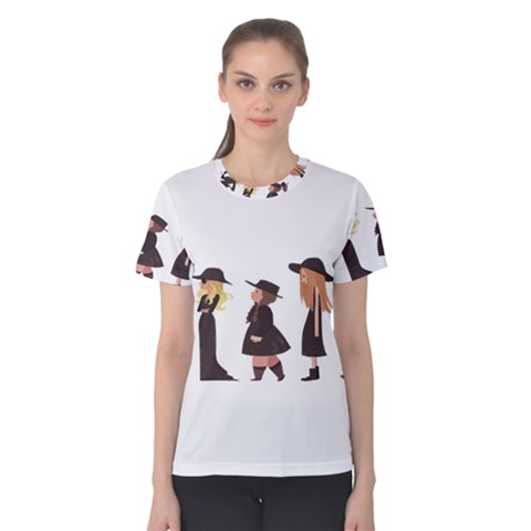 American Horror Story Cartoon Women s Cotton Tee by nate14shop