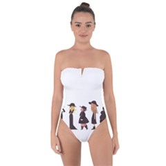 American Horror Story Cartoon Tie Back One Piece Swimsuit