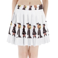 American Horror Story Cartoon Pleated Mini Skirt