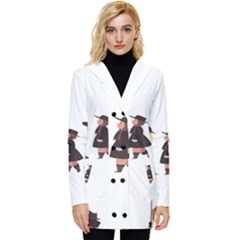 American Horror Story Cartoon Button Up Hooded Coat 