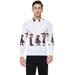 American Horror Story Cartoon Men s Long Sleeve Rash Guard by nate14shop