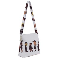 American Horror Story Cartoon Zipper Messenger Bag by nate14shop