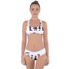 American Horror Story Cartoon Criss Cross Bikini Set