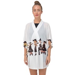 American Horror Story Cartoon Half Sleeve Chiffon Kimono by nate14shop