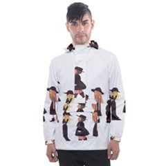 American Horror Story Cartoon Men s Front Pocket Pullover Windbreaker by nate14shop