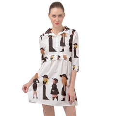 American Horror Story Cartoon Mini Skater Shirt Dress by nate14shop