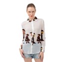 American Horror Story Cartoon Long Sleeve Chiffon Shirt View1