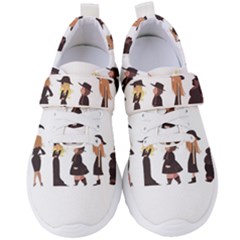 American Horror Story Cartoon Women s Velcro Strap Shoes by nate14shop