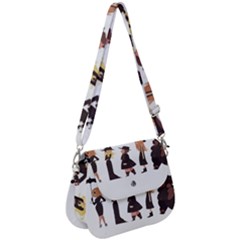 American Horror Story Cartoon Saddle Handbag by nate14shop