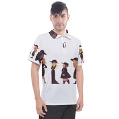 American Horror Story Cartoon Men s Polo Tee by nate14shop