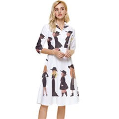 American Horror Story Cartoon Classy Knee Length Dress