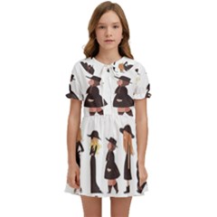 American Horror Story Cartoon Kids  Sweet Collar Dress