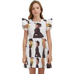 American Horror Story Cartoon Kids  Winged Sleeve Dress