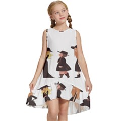 American Horror Story Cartoon Kids  Frill Swing Dress