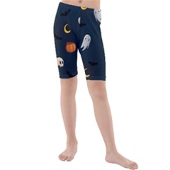 Halloween Kids  Mid Length Swim Shorts