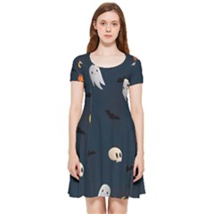 Halloween Inside Out Cap Sleeve Dress by nate14shop