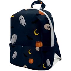 Halloween Zip Up Backpack by nate14shop