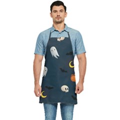 Halloween Kitchen Apron by nate14shop