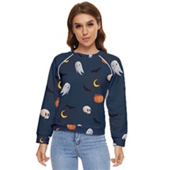 Halloween Women s Long Sleeve Raglan Tee