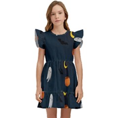 Halloween Kids  Winged Sleeve Dress by nate14shop