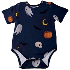 Halloween Baby Short Sleeve Onesie Bodysuit by nate14shop