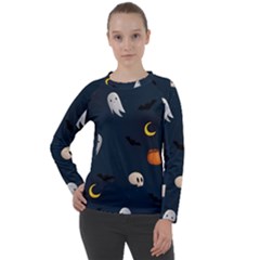 Halloween Women s Long Sleeve Raglan Tee