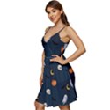 Halloween V-Neck Pocket Summer Dress  View3