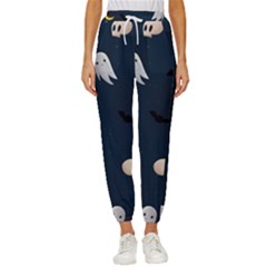 Halloween Cropped Drawstring Pants by nate14shop