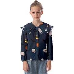 Halloween Kids  Peter Pan Collar Blouse