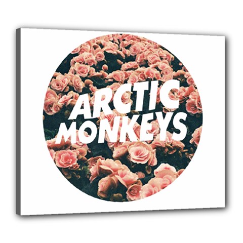 Arctic Monkeys Colorful Canvas 24  X 20  (stretched)