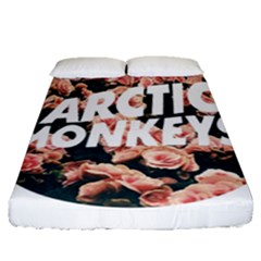 Arctic Monkeys Colorful Fitted Sheet (queen Size) by nate14shop