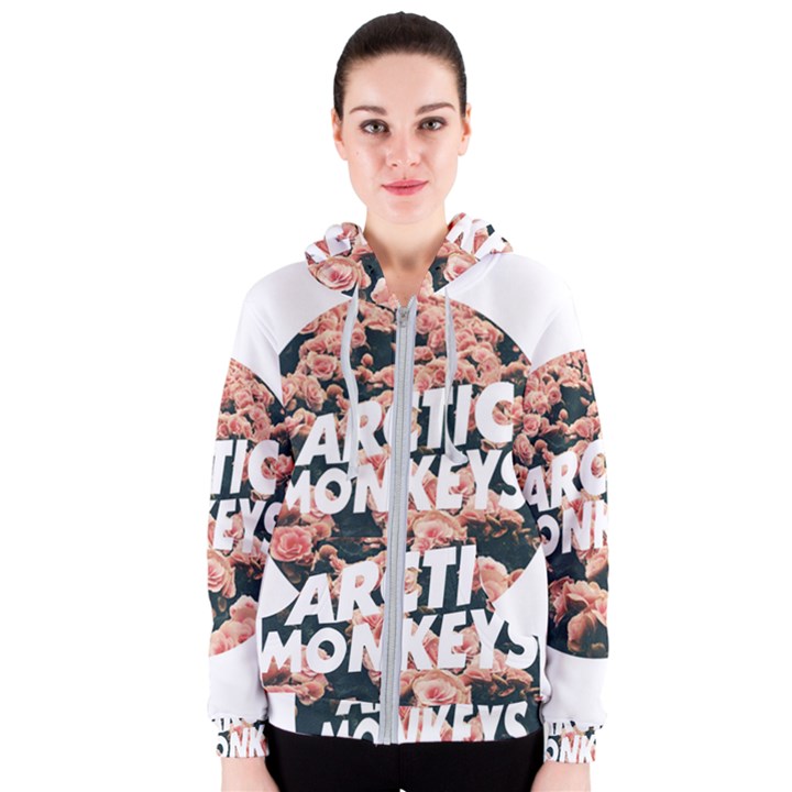 Arctic Monkeys Colorful Women s Zipper Hoodie