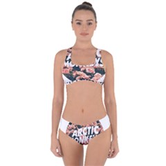 Arctic Monkeys Colorful Criss Cross Bikini Set by nate14shop