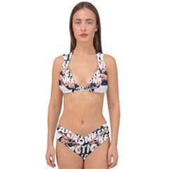 Arctic Monkeys Colorful Double Strap Halter Bikini Set by nate14shop