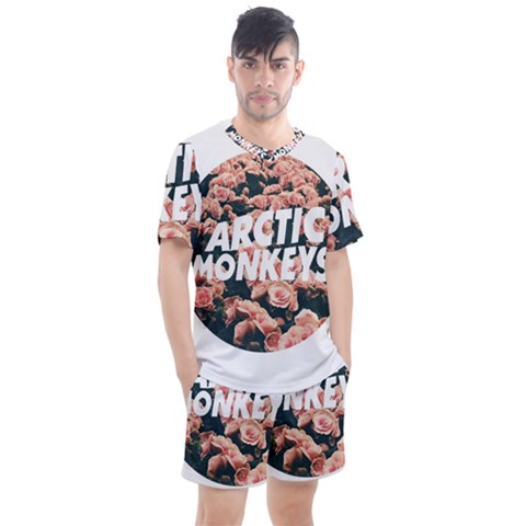 Arctic Monkeys Colorful Men s Mesh Tee And Shorts Set by nate14shop