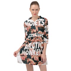 Arctic Monkeys Colorful Mini Skater Shirt Dress by nate14shop