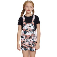 Arctic Monkeys Colorful Kids  Short Overalls