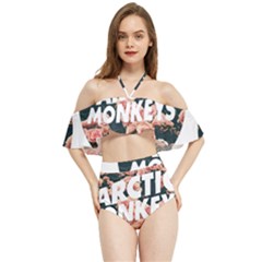 Arctic Monkeys Colorful Halter Flowy Bikini Set  by nate14shop