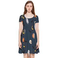 Halloween Inside Out Cap Sleeve Dress by nate14shop