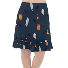 Halloween Fishtail Chiffon Skirt by nate14shop