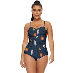 Halloween Retro Full Coverage Swimsuit by nate14shop